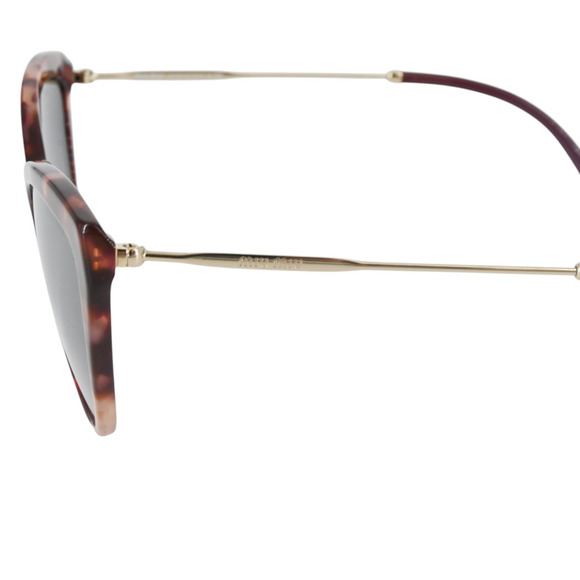 Miu Miu SMU 03U-A Burgundy Tortoise Shell Cat Eye Sunglasses - Picture 4 of 10